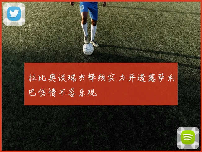 拉比奥谈瑞典锋线实力并透露萨利巴伤情不容乐观